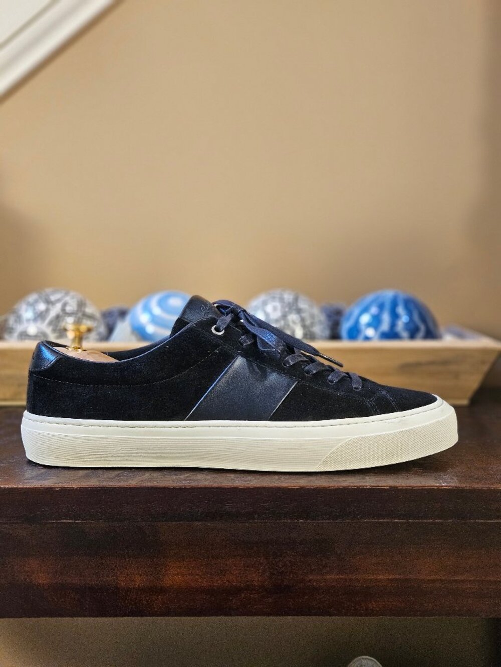 Good Man Brand Men's Midtown Suede Sneakers, Black, Sz 12 - Picture 12 of 14